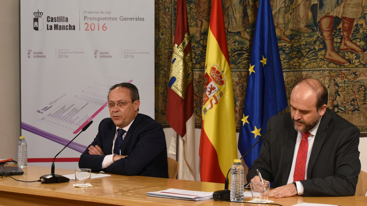 El Gobierno de Castilla-La Mancha destinará en 2016 cerca de 900.000 euros más al día a reconstruir el Estado del bienestar