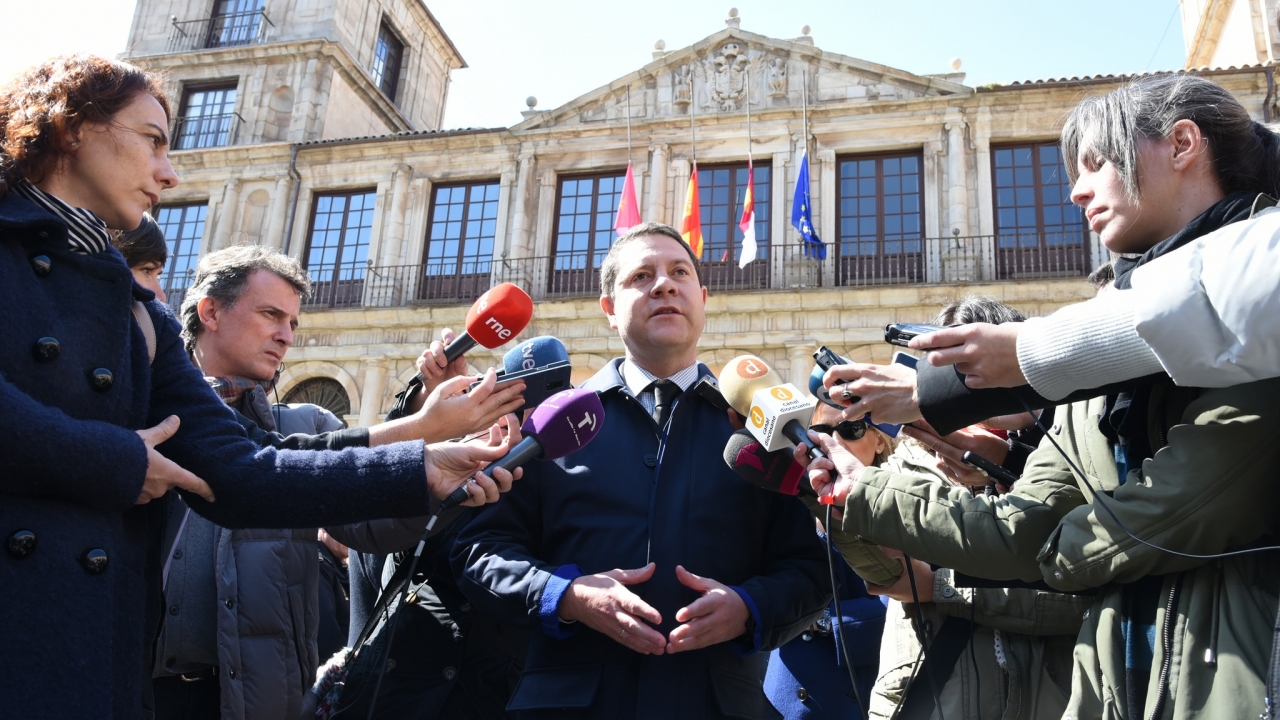 García-Page apuesta por reafirmar los valores de &quot;libertad, democracia y tolerancia&quot; ante la barbarie terrorista