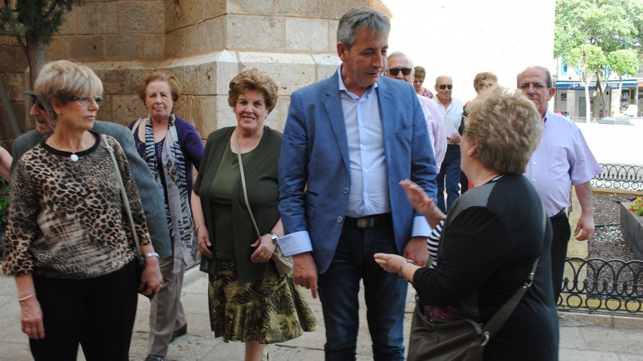 Jesús Martín asegura que si gobierna el PSOE las pensiones volverán a estar garantizadas, pues advierte que con el PP están en peligro