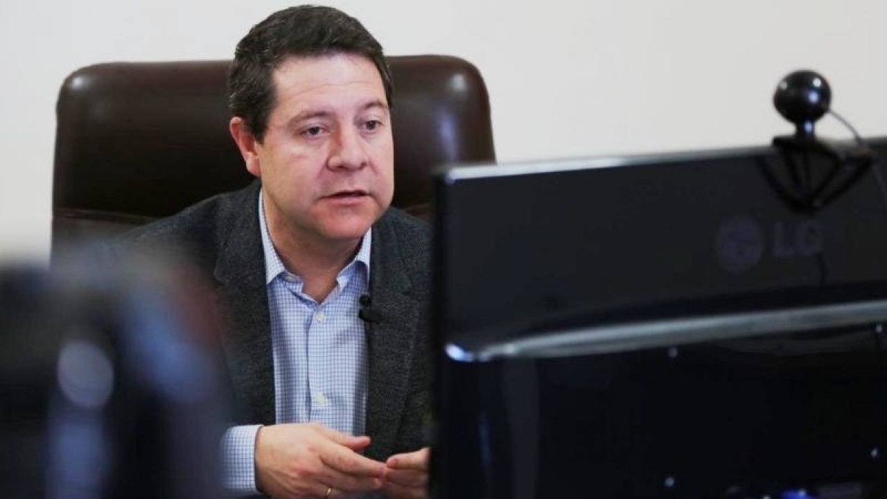 El presidente García-Page está en permanente contacto con Yeste desde su despacho