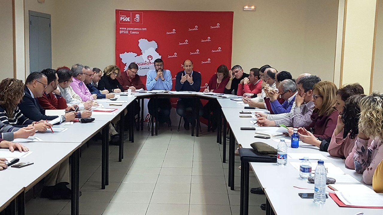 La Ejecutiva Provincial del PSOE establece las bases para empezar a trabajar en el Pacto por Cuenca