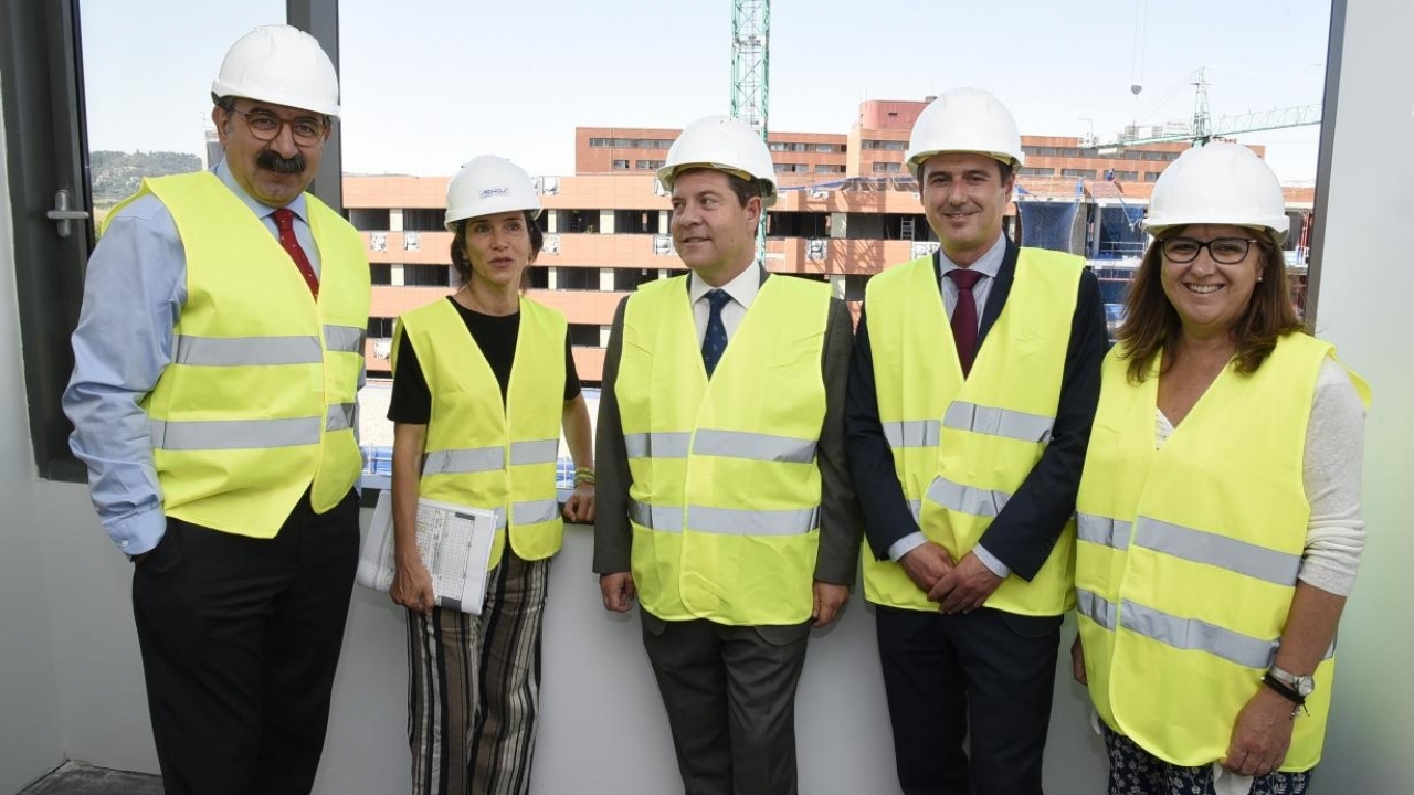 Las obras de ampliación del Hospital de Guadalajara avanzan a buen ritmo a la vez que el Gobierno regional elabora un Plan Estratégico de Inversiones para el edificio actual