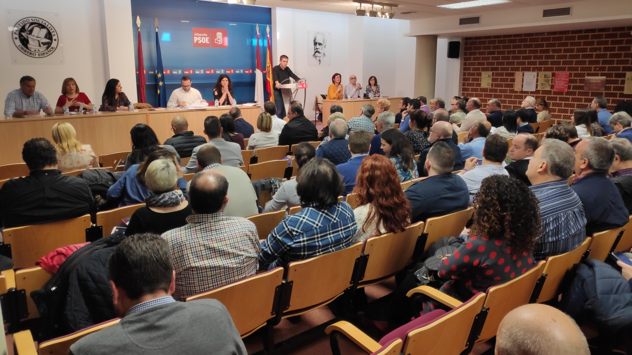 El PSOE de Albacete aprueba las listas socialistas al Congreso y al Senado