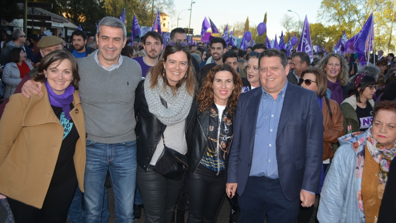 El PSOE de la provincia de Toledo defendiendo de nuevo la igualdad desde instituciones y junto a las mujeres en la calle