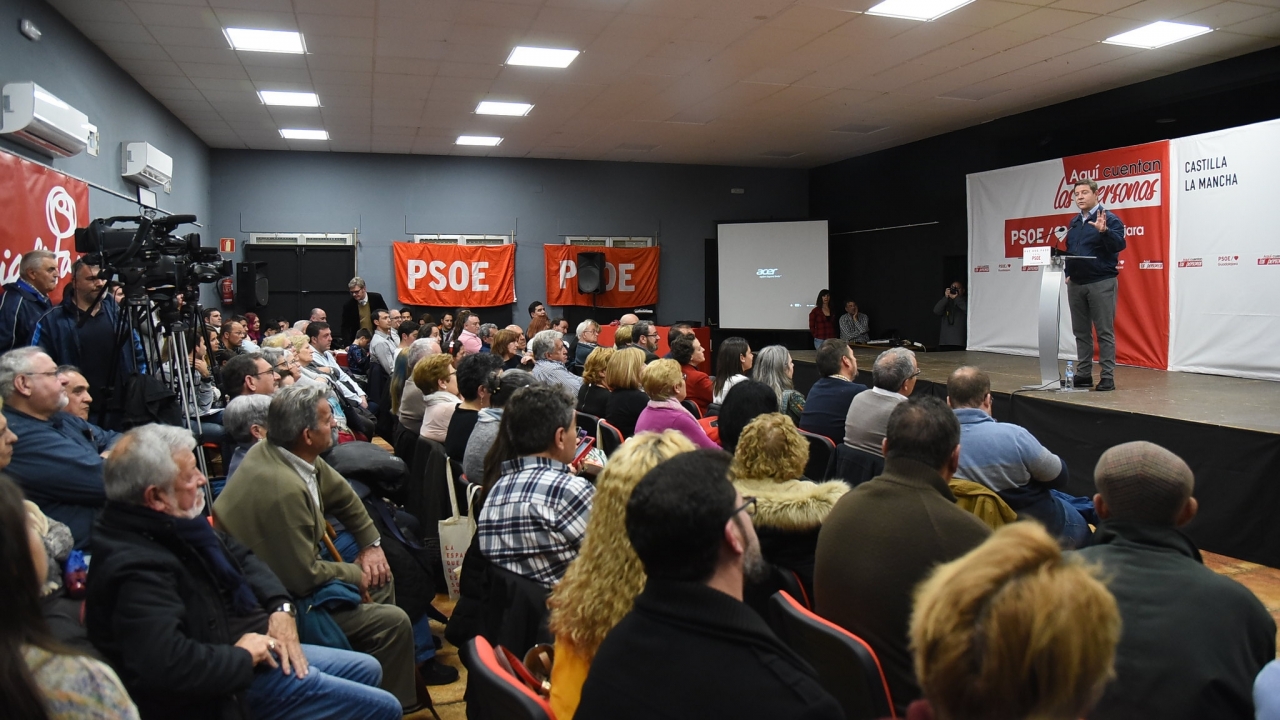 García-Page confía en que Castilla-La Mancha tenga una EPA &quot;histórica&quot; en el primer trimestre de 2019