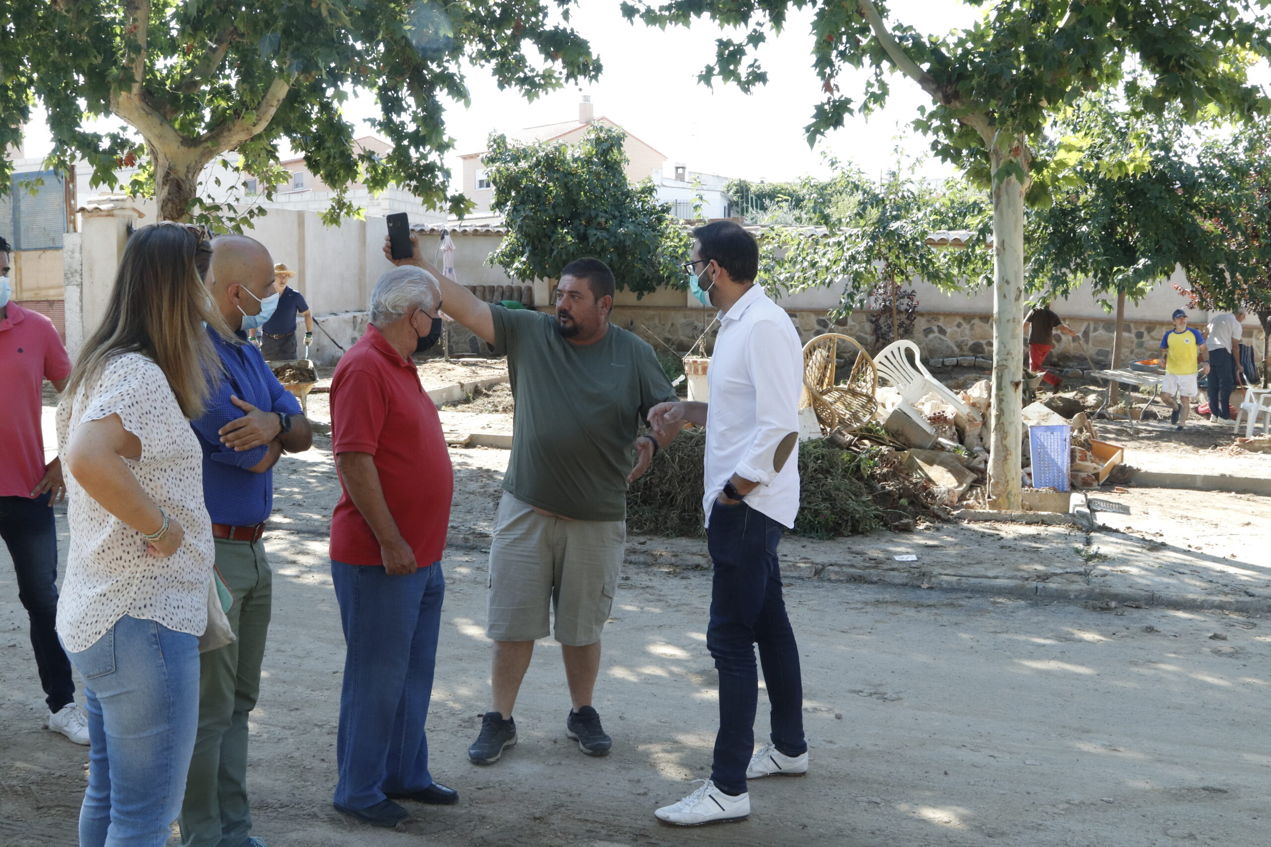 Gutiérrez subraya que los Gobiernos de CLM y España van a estar “a la altura” para ayudar a los afectados por el temporal