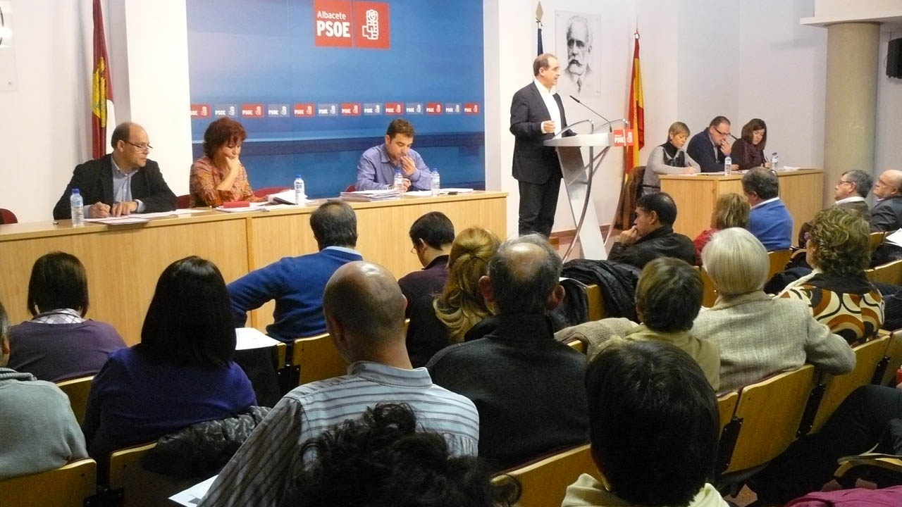 El Comité del PSOE de Albacete aprueba dos resoluciones contra el Plan de Recortes de Cospedal