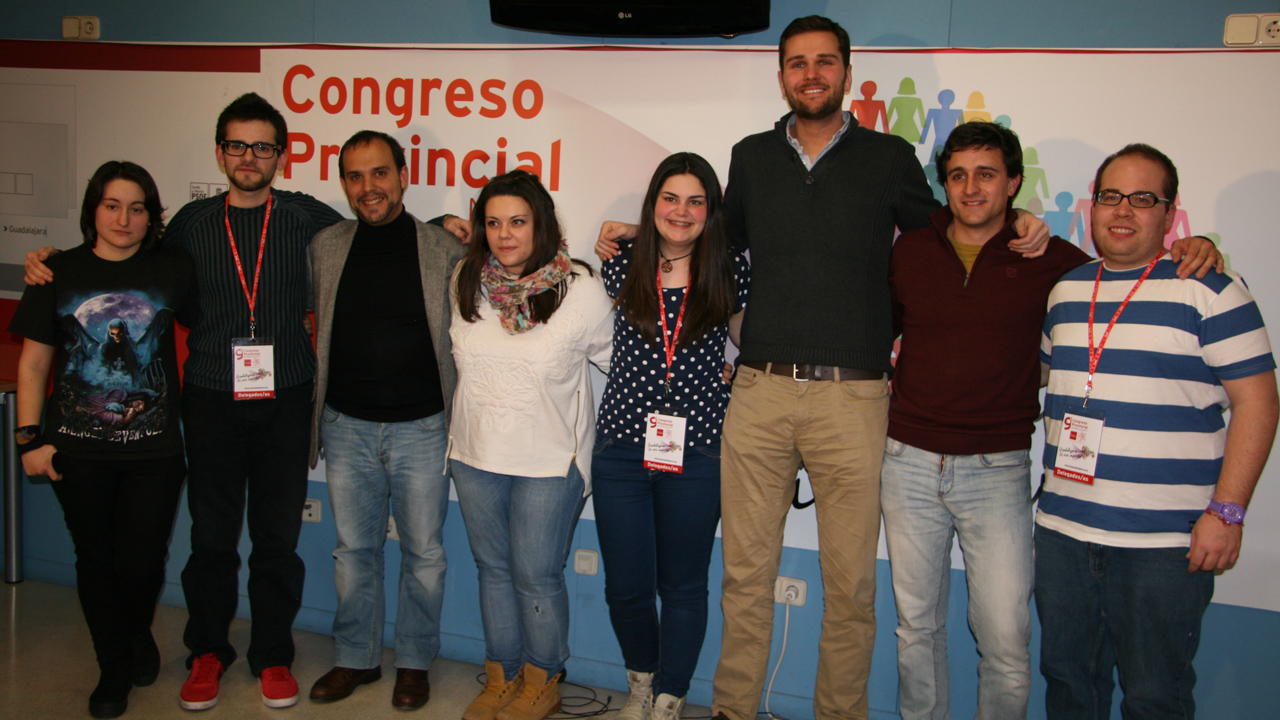 Rubén García, reelegido secretario general de Juventudes Socialistas de Guadalajara