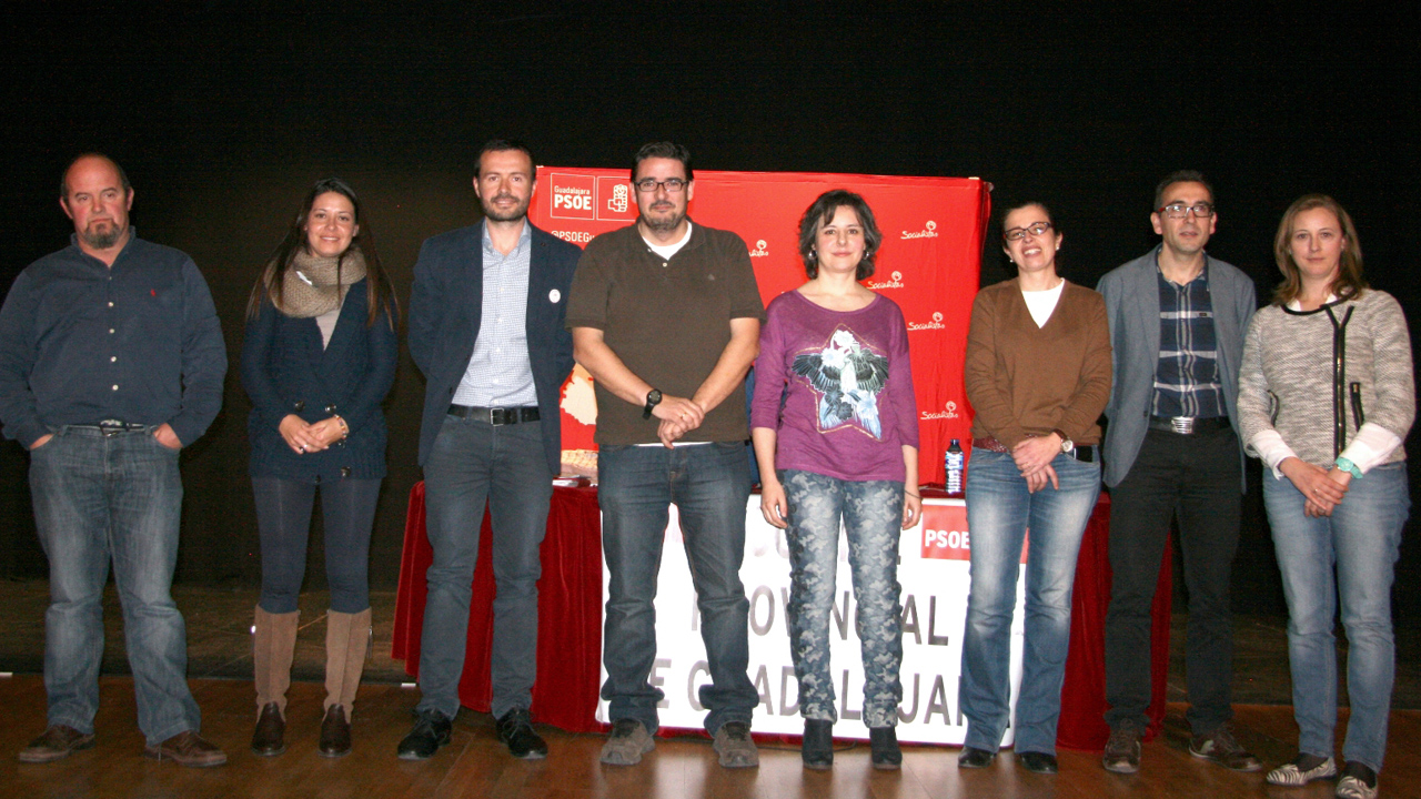 Aprobada por unanimidad la candidatura regional del PSOE por Guadalajara